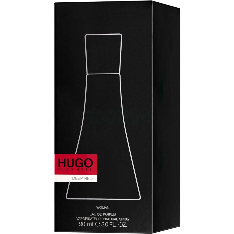 ⁦Hugo Deep Red By Hugo Boss - For Her - Eau De Parfum, 90 Ml⁩ - الصورة ⁦4⁩