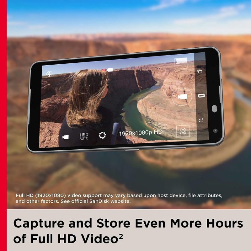 ⁦SanDisk 128GB Ultra UHS-I MicroSD Card (140MB/s)⁩ - الصورة ⁦3⁩