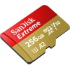 ⁦SanDisk 256GB Extreme microSD UHS-I (190MB/s)⁩ - الصورة ⁦2⁩