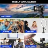 ⁦TDNE 170CM Camera Tripod with Remote & Phone Holder⁩ - الصورة ⁦6⁩