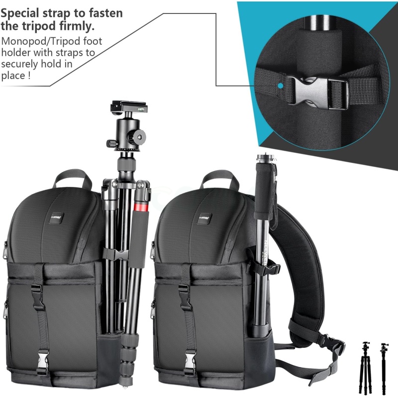 ⁦Neewer DSLR Camera Sling Backpack⁩ - الصورة ⁦7⁩