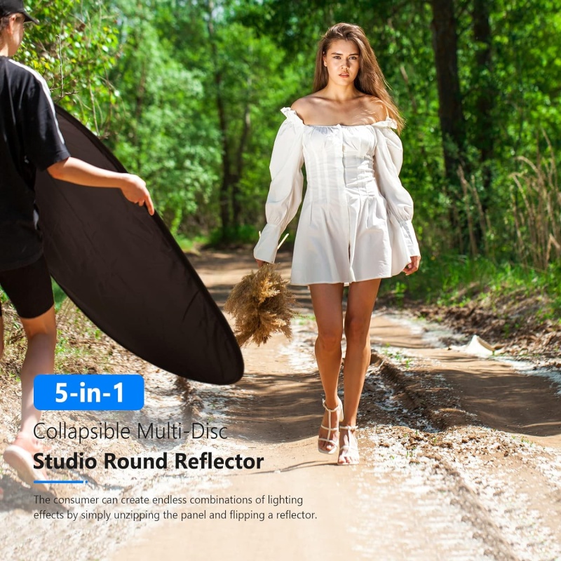 ⁦Neewer 5-in-1 40"x60" Reflector & Diffuser Kit⁩ - الصورة ⁦5⁩