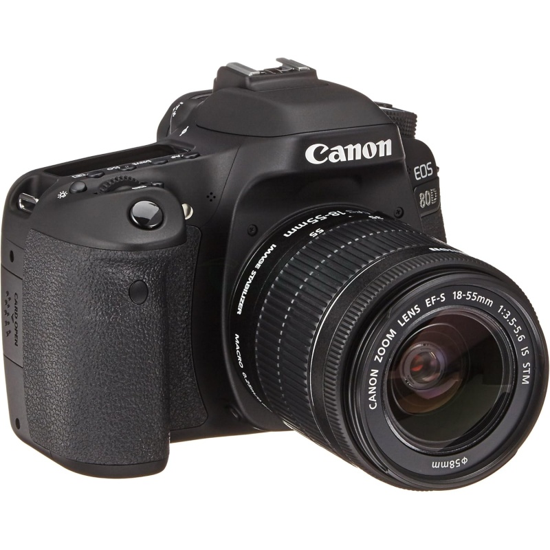 ⁦Canon EOS 80D DSLR Camera + 18-55mm Lens⁩ - الصورة ⁦2⁩