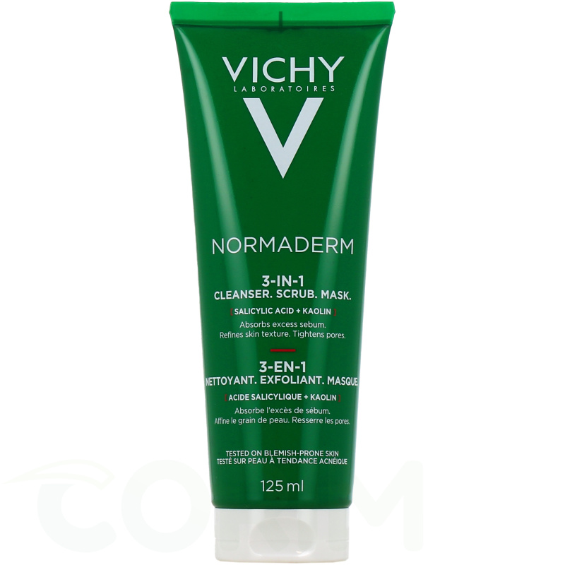 soin visage anti imperfection 3 in 1 vichy normaderm