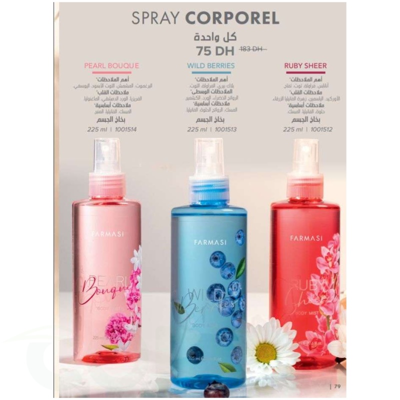 عطر بخاخ الجسم